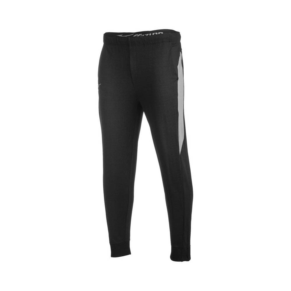 Mens Mizuno Elite Training Pants Black/Grey Philippines (ZFIPTL957)